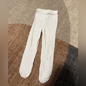 White kicky pants bamboo Footed Tights